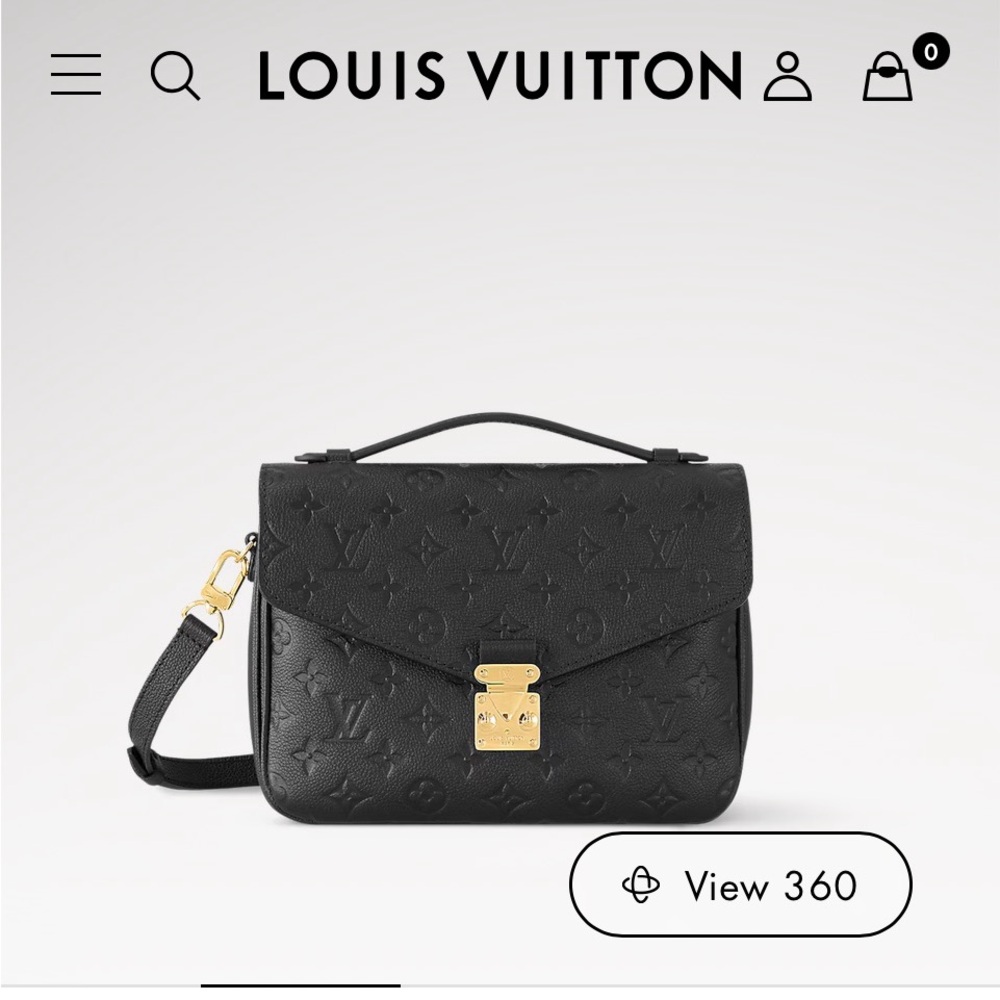Louis Vuitton Pochette Métis Black